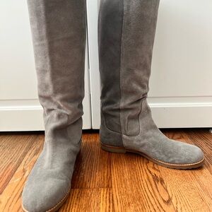 MICHAEL Michael Kors Gray Suede Knee high Boots